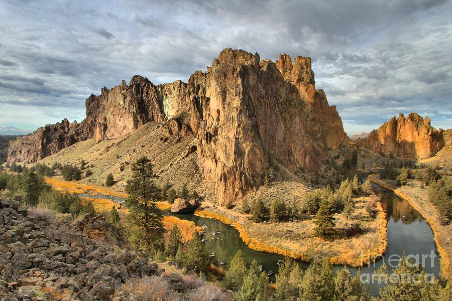 Crooked River Towers Photograph by Adam Jewell