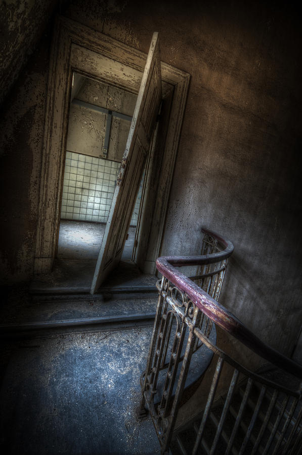 Crooked stairs Digital Art by Nathan Wright