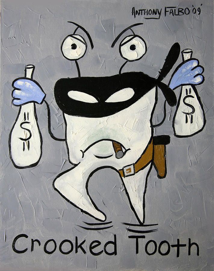 Crooked Tooth Painting by Anthony Falbo