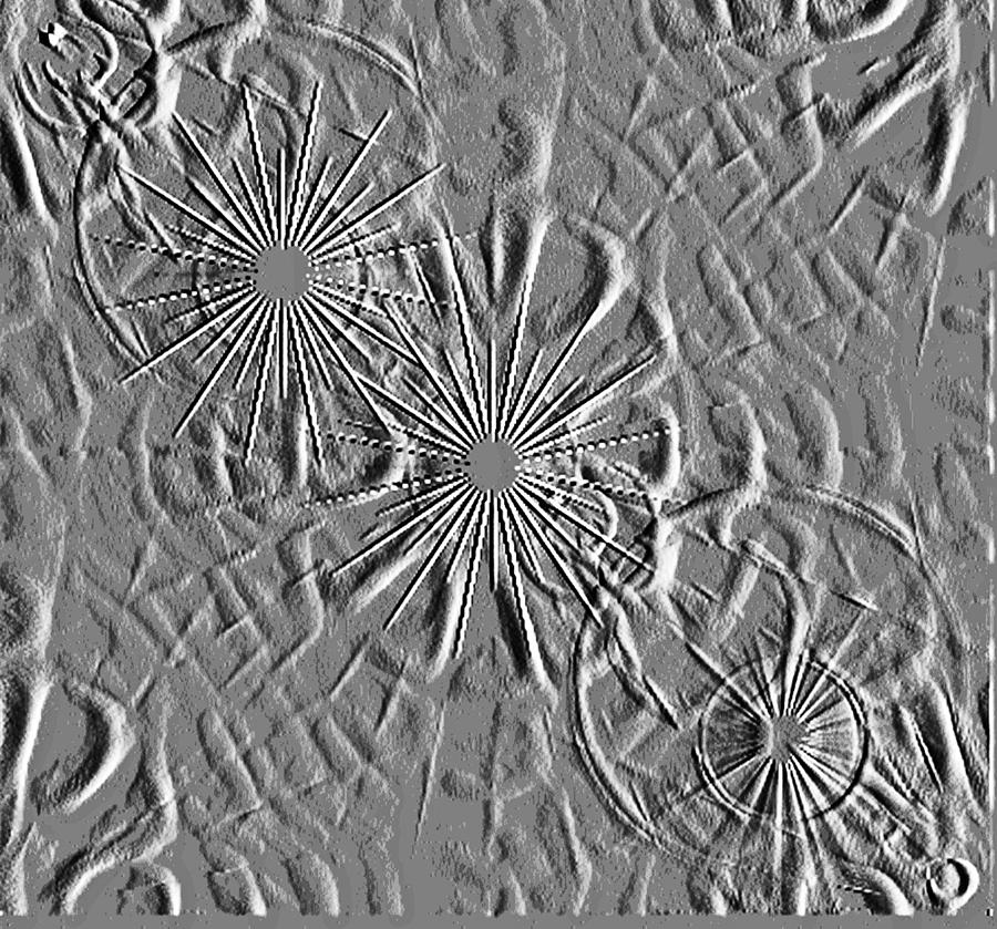 Alien Digital Art - Crop Circles by David Zoppi