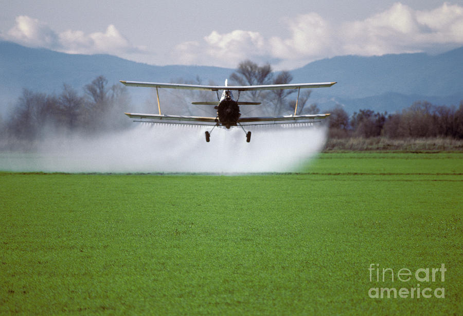 Farm Photograph - Crop Dusting by Ron Sanford