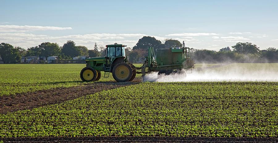 Agricultural Photograph - Crop Spraying With Pesticide by Jim West