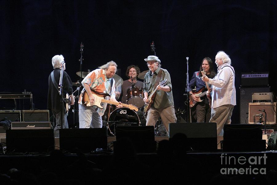 Crosby Stills Nash and Young Photograph by Concert Photos - Fine Art ...