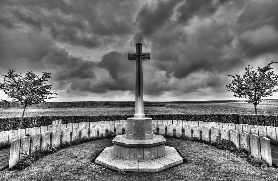First Photograph - Cross and Graves by Colin Woods