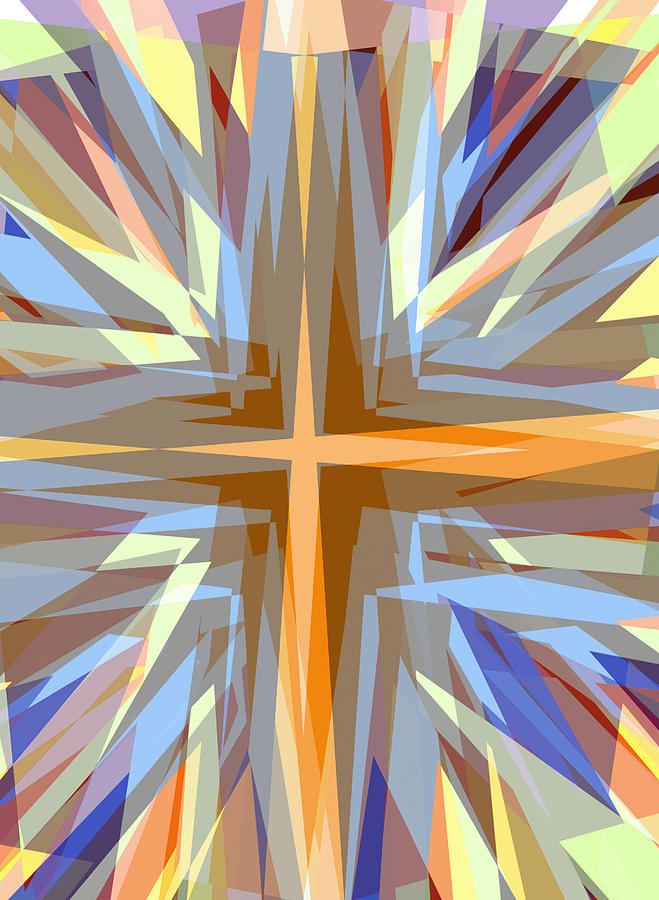Cross burst 3 Digital Art by Steve Ball