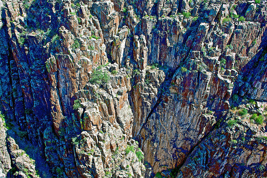 Cross Fissures Two in Black Canyon of the Gunnison National Park-Colorado  Photograph by Ruth Hager