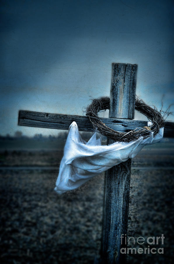 Cross in a Field Photograph by Jill Battaglia