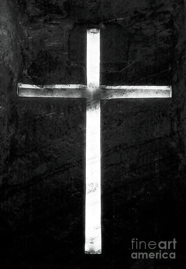 Cross in the Mine Photograph by John Rizzuto