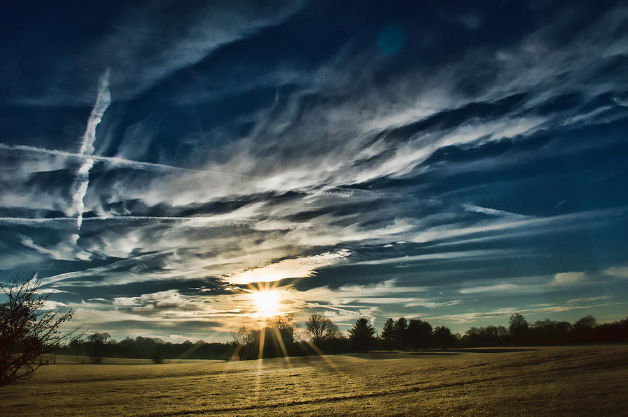 Cross In The Sky Photograph By Angela Everett Fine Art America