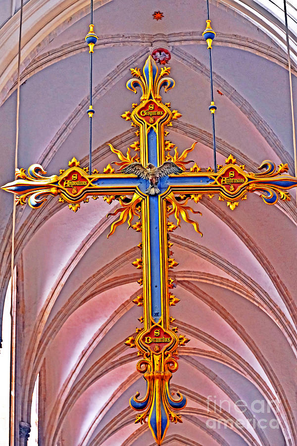 Cross of Church of Our Lady Photograph by Elvis Vaughn