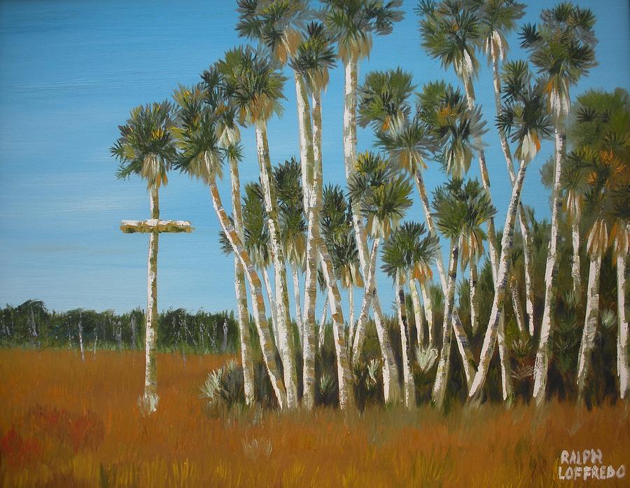 Cross Of The Nature Coast Painting by Ralph Loffredo