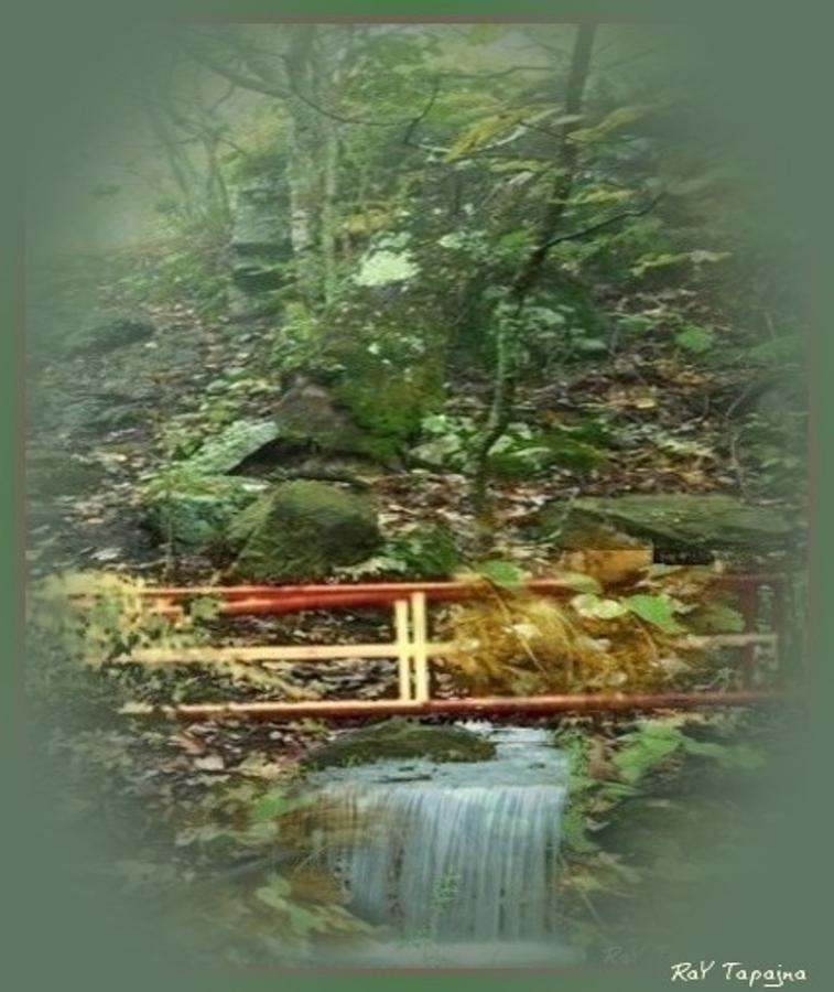 Wooden Mixed Media - A Bridge To Cross by Ray Tapajna Wooden Mixed Media - A Bridge To Cross by Ray Tapajna