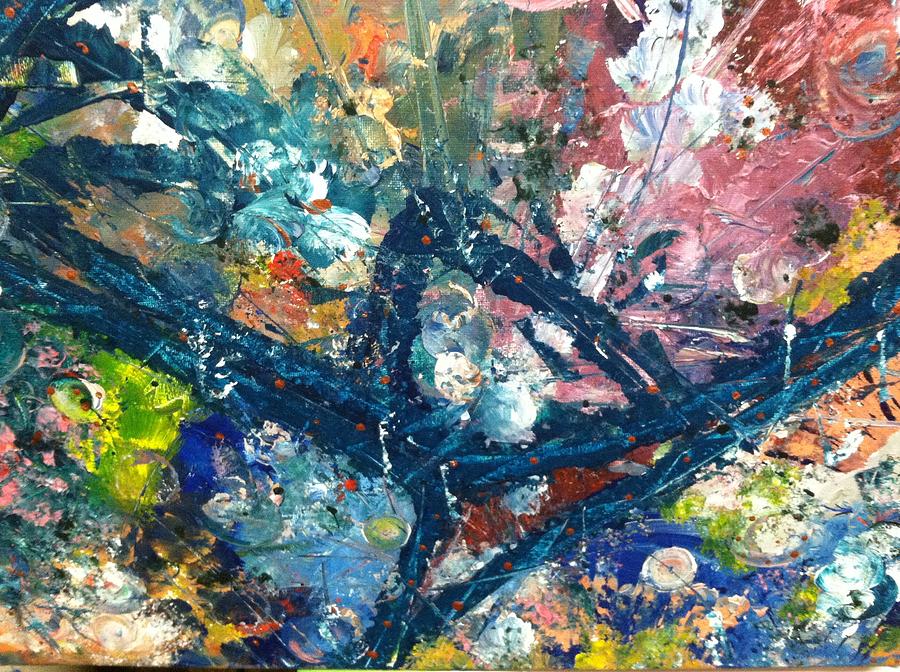Abstract Painting - Cross Road  by Lisa Williams