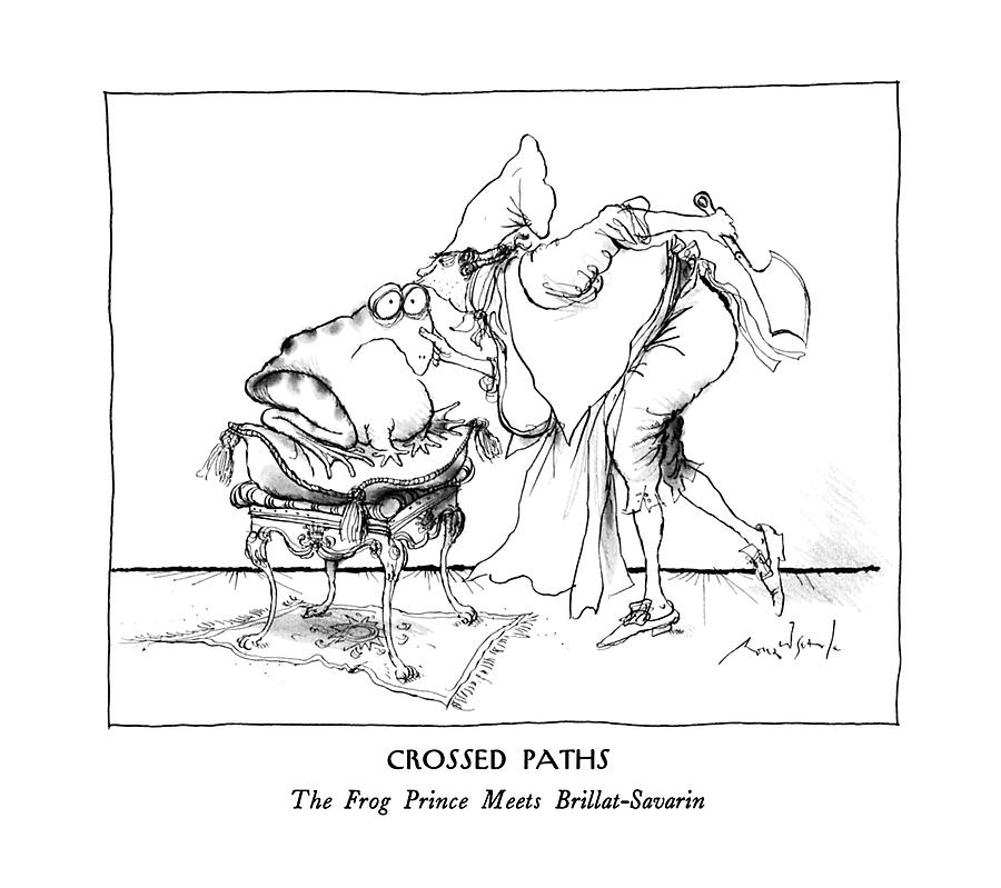Crossed Paths
The Frog Prince Meets Drawing by Ronald Searle