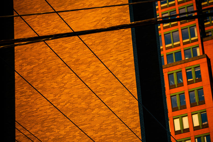 Architecture Photograph - Crossing Lines by Karol Livote