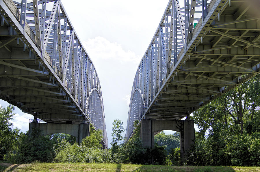 Bridge Photograph - Crossing Over by Cricket Hackmann