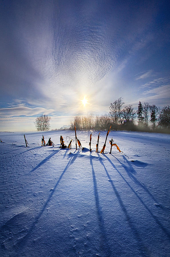 Winter Photograph - Crossing the Divide by Phil Koch