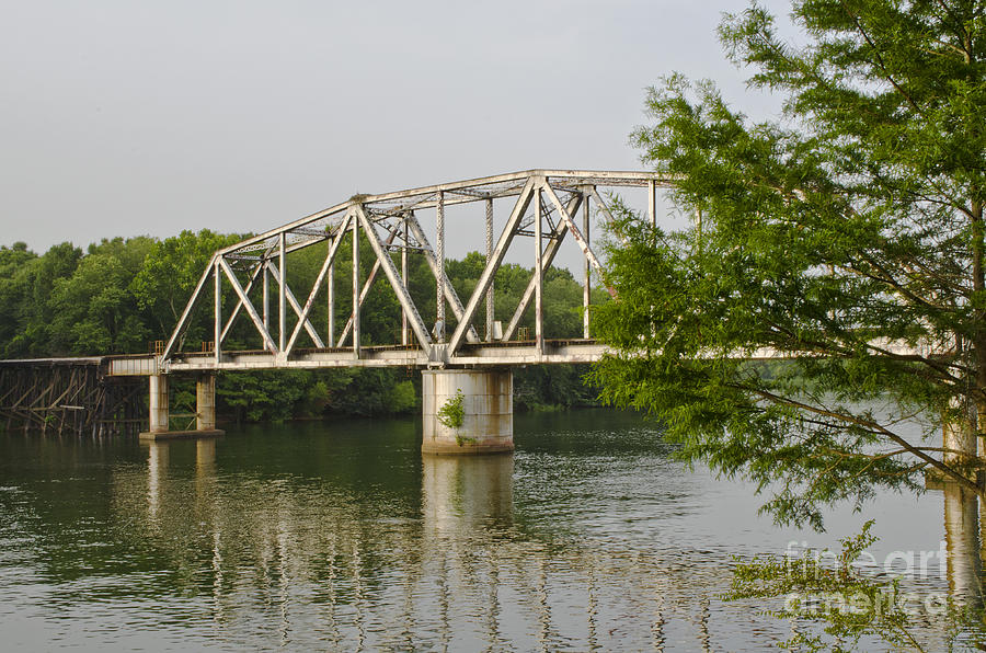 Aged Photograph - Crossing The Flint by Debra Johnson Aged Photograph - Crossing The Flint by Debra Johnson