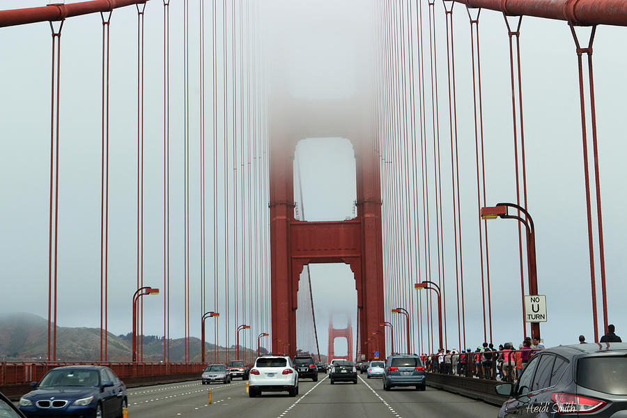 Crossing The Golden Gate Photograph by Heidi Smith