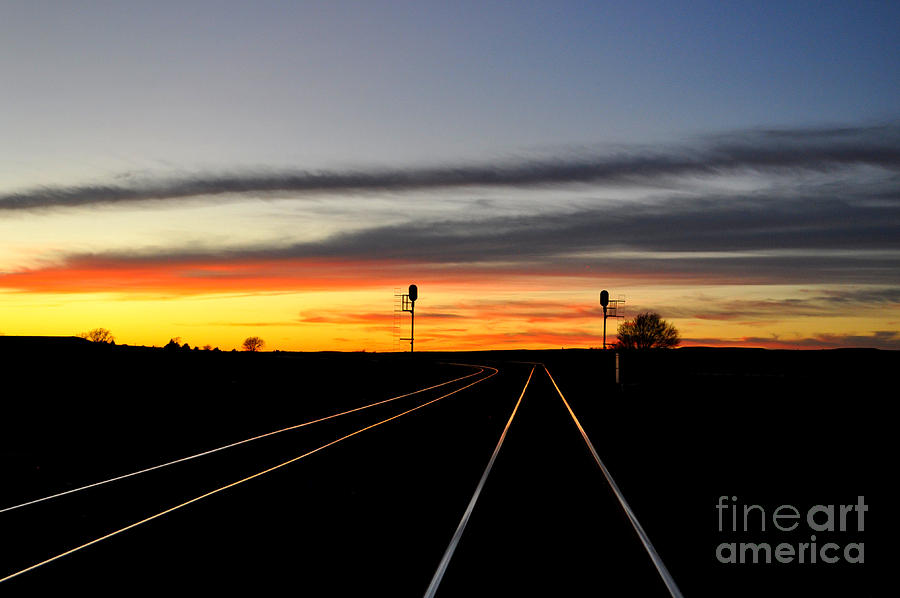 Sunset Photograph - Crossings by Anjanette Douglas