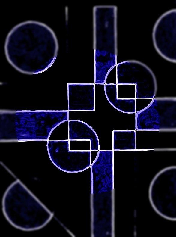 Cool Digital Art - Crossroads by Art Speakman Cool Digital Art - Crossroads by Art Speakman