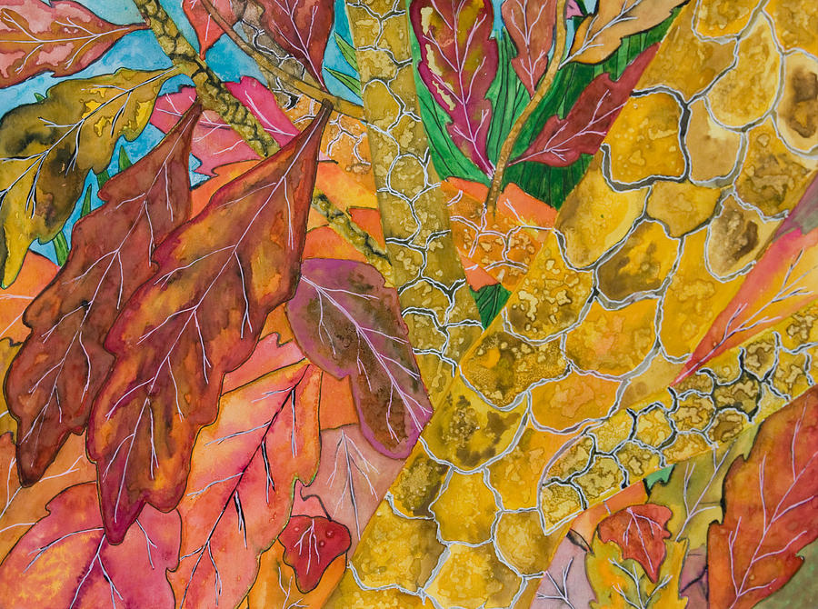 Flower Painting - Croton by Manuel Lopez