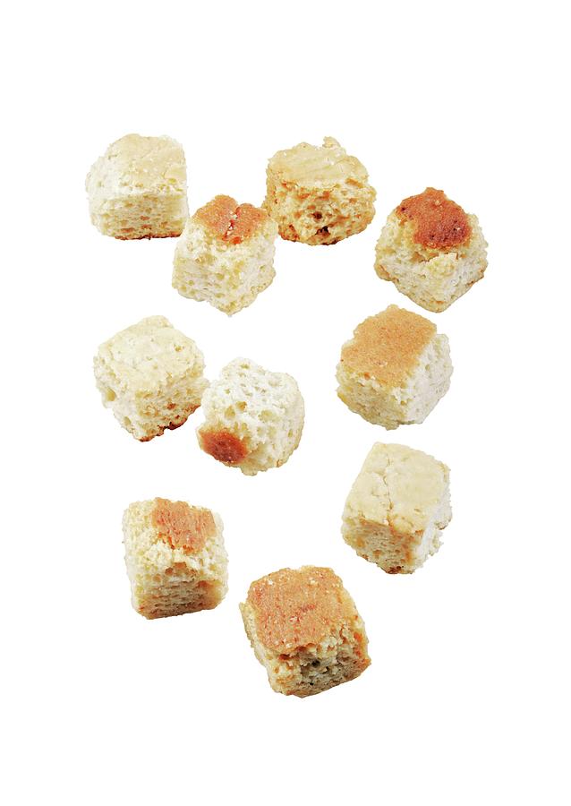 Bread Photograph - Croutons by Geoff Kidd/science Photo Library