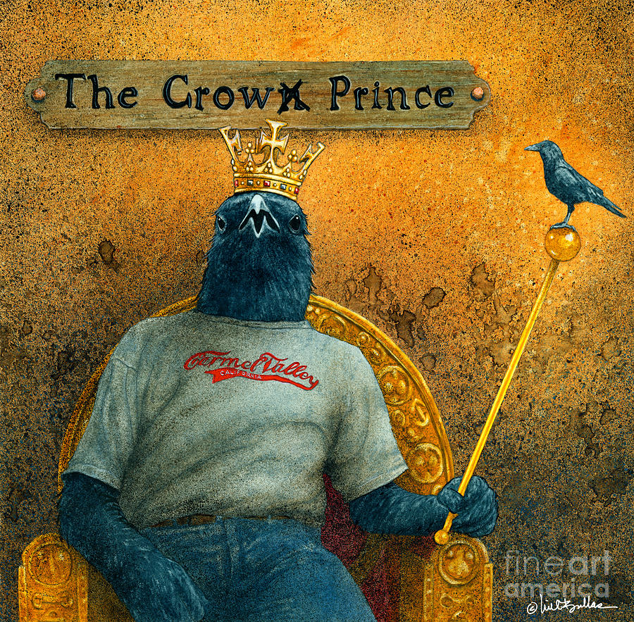 Crow Prince ...  Painting by Will Bullas