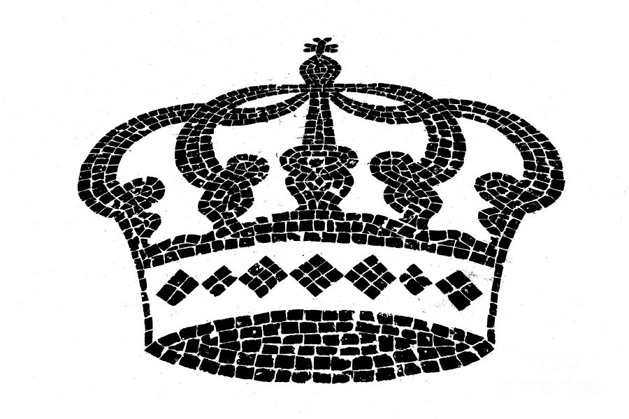 Queen Digital Art - Crown graphic design by Gaspar Avila