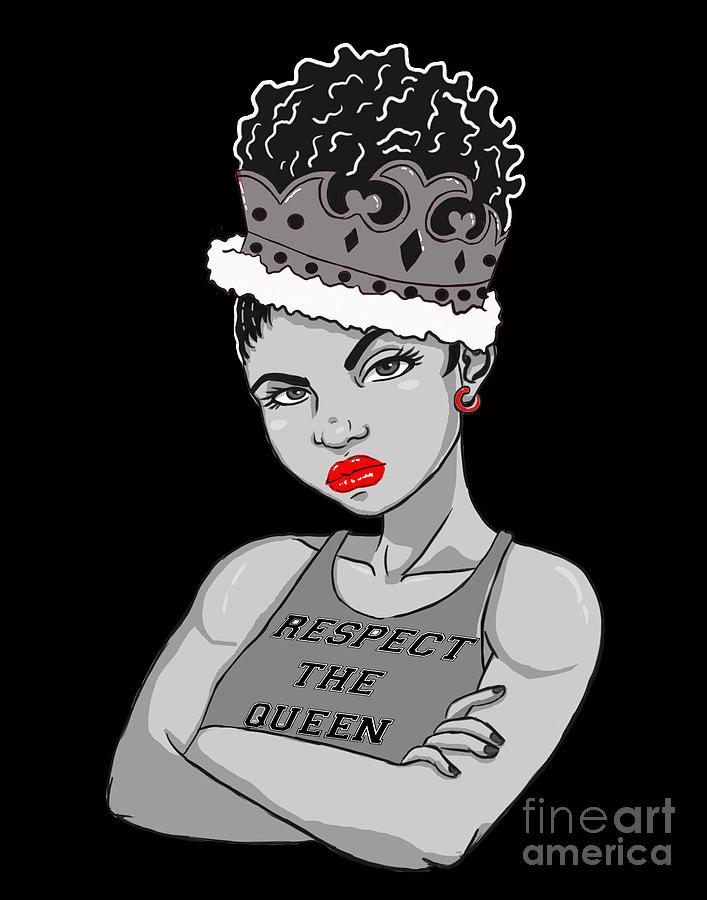 Queen Digital Art - Crown Me Queen by Respect the Queen