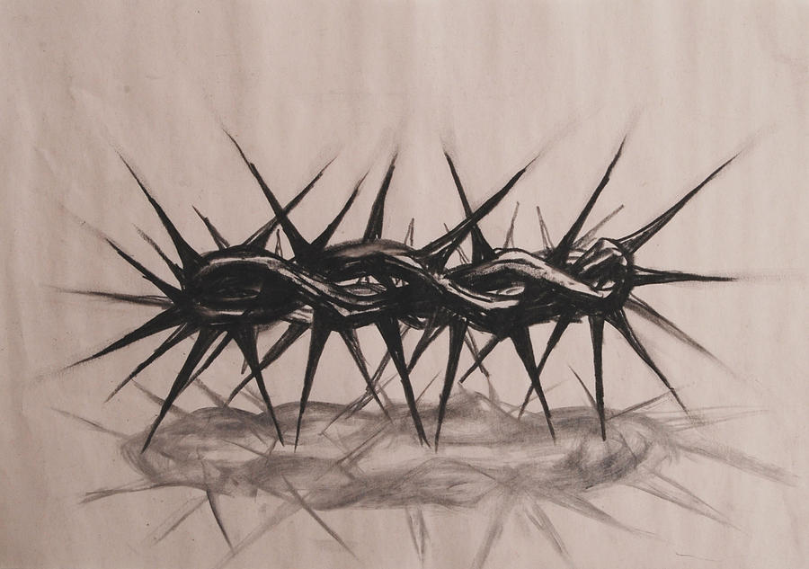 Crown of Thorns Drawing by Heidi E Nelson Pixels