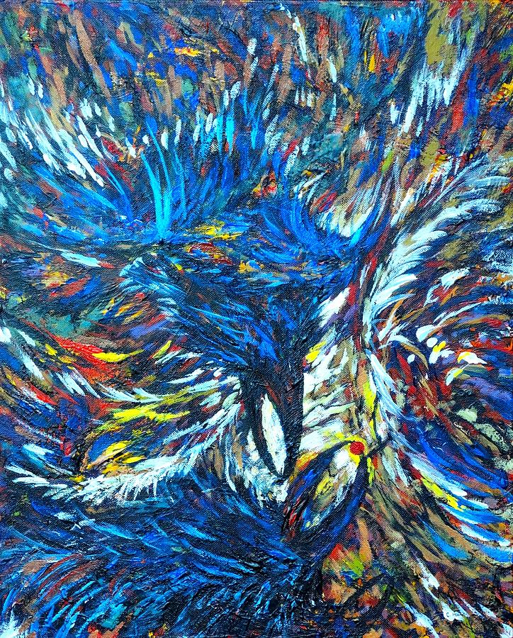 Crows Painting by Charles Munn
