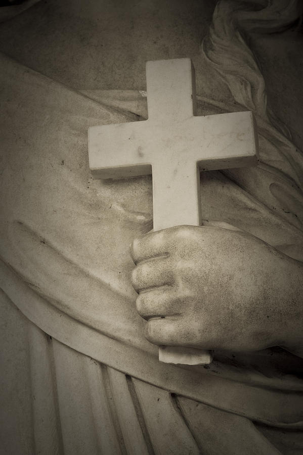 Crucifix Photograph by Maria Heyens
