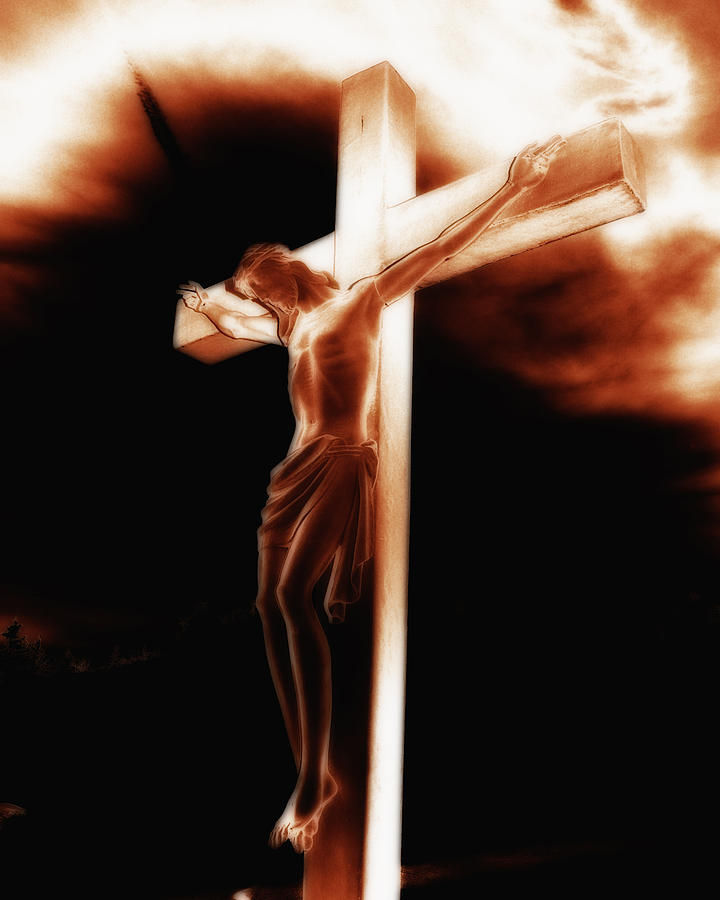 Crucifix Photograph by Steve Hurt