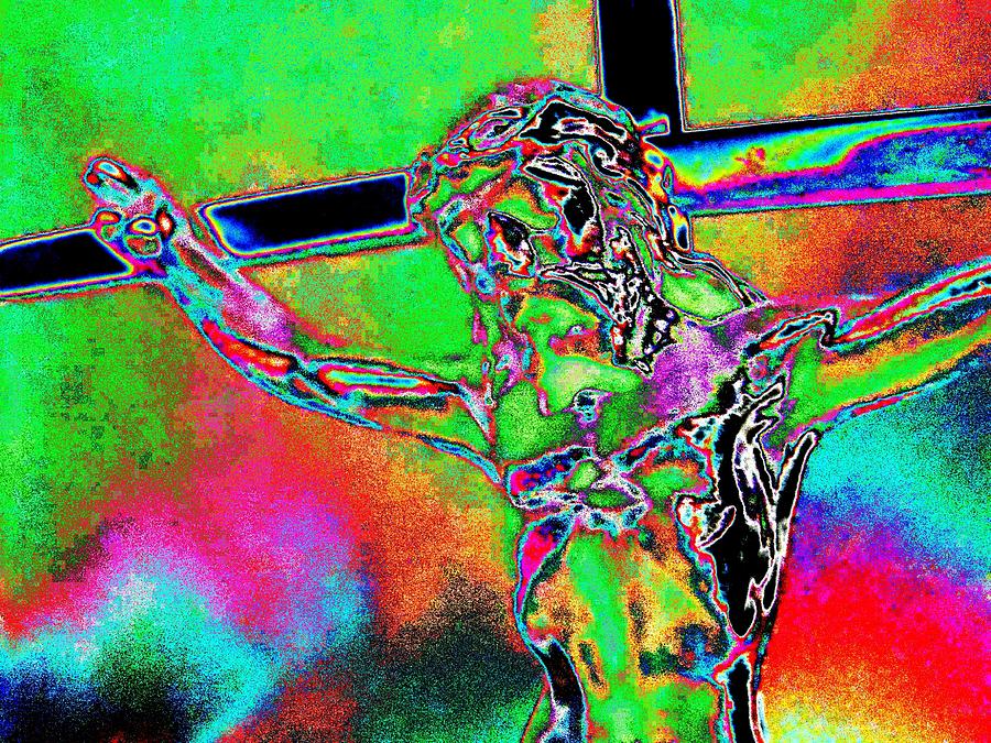 Crucifixion Abstract Photograph by Dave Dresser