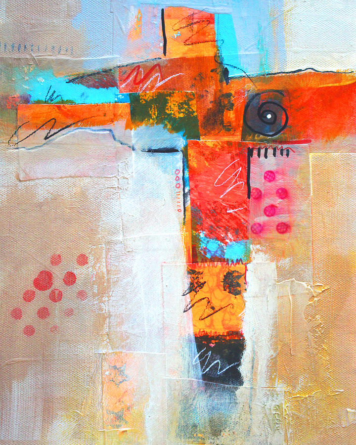 Cruciform 3 Painting by Nancy Merkle