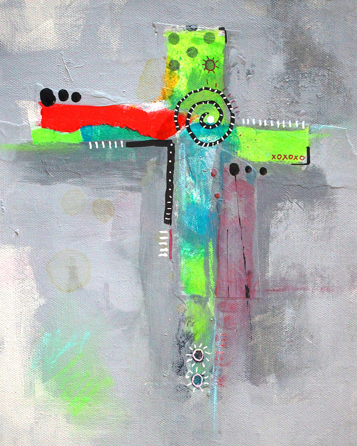 Cruciform 5 Painting by Nancy Merkle