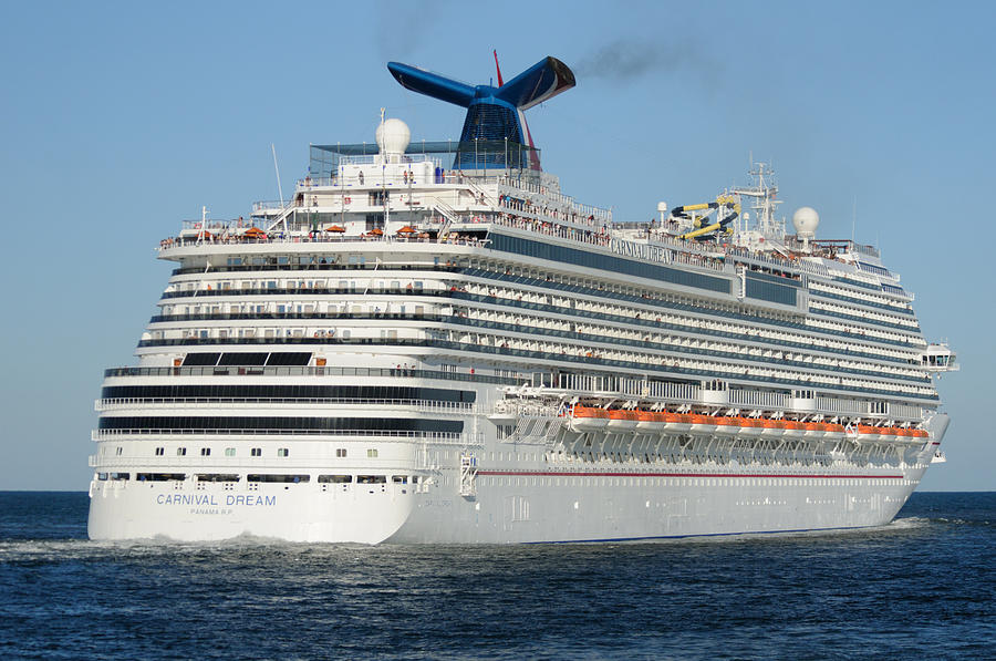 Carnival Dream Cruise ship  Photograph by Bradford Martin