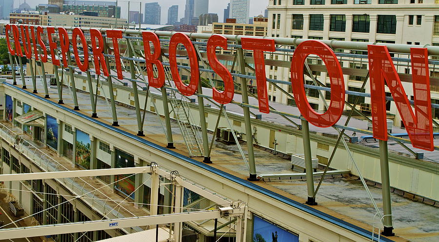 Cruiseport Boston Photograph by John Babis