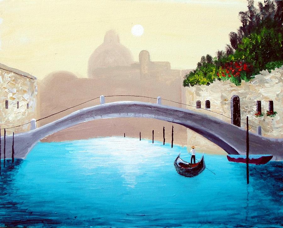 Cruisin Venice Painting by Larry Cirigliano