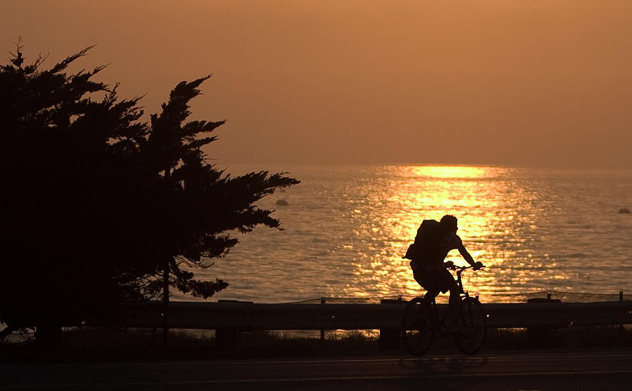 Cycling Coast Highway  Photograph by Gilbert Artiaga