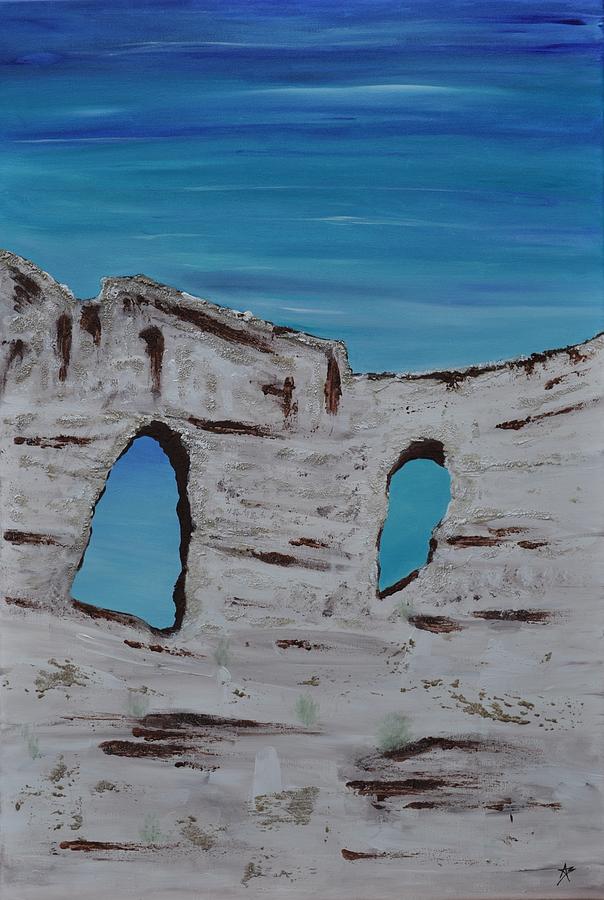 Crumbled Arches Painting by Antonella Manganelli