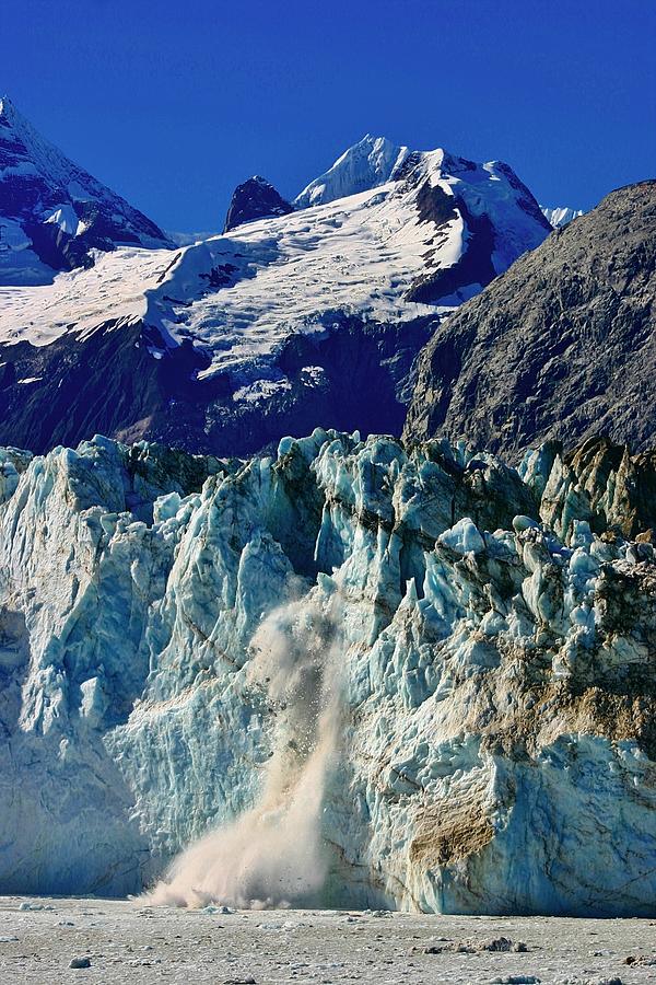 Crumbling Glacier Photograph by Henry Kowalski