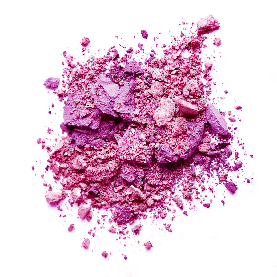Crushed pink eyeshadow Photograph by Powerofforever