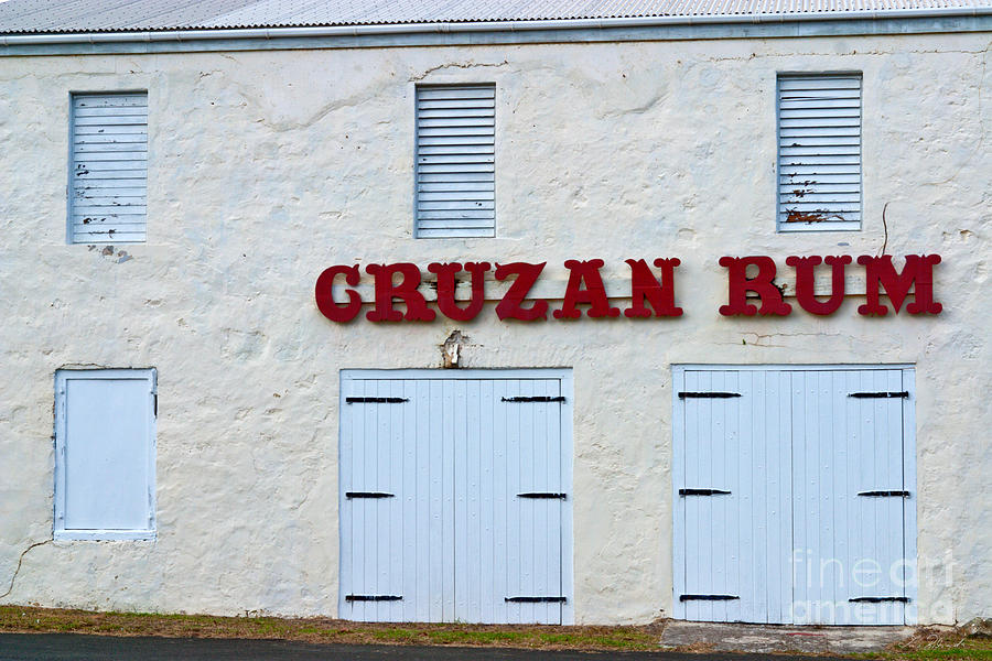 Beach Photograph - Cruzan Rum Building by Iris Richardson