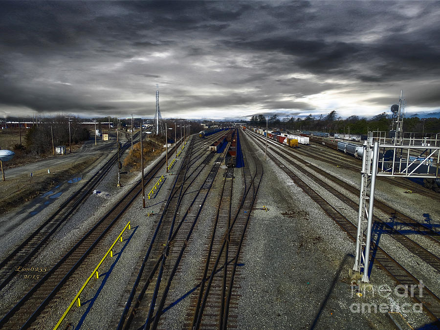 CRX Rail Yard Photograph by Melissa Messick