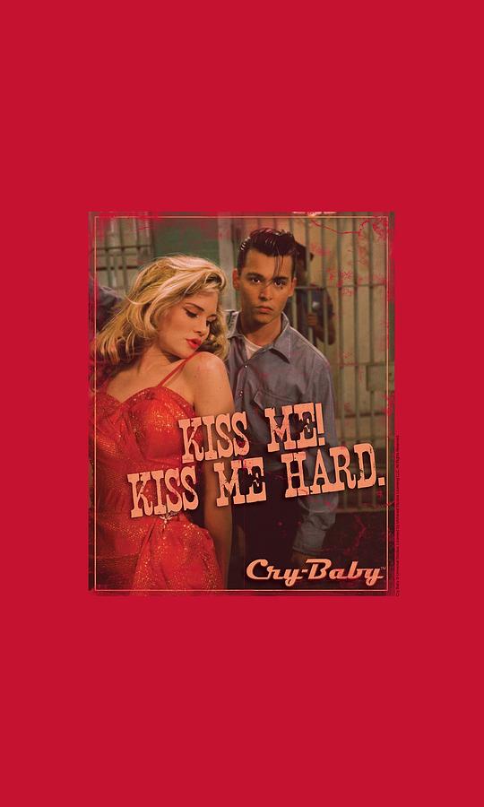 Johnny Depp Digital Art - Cry Baby - Kiss Me by Brand A