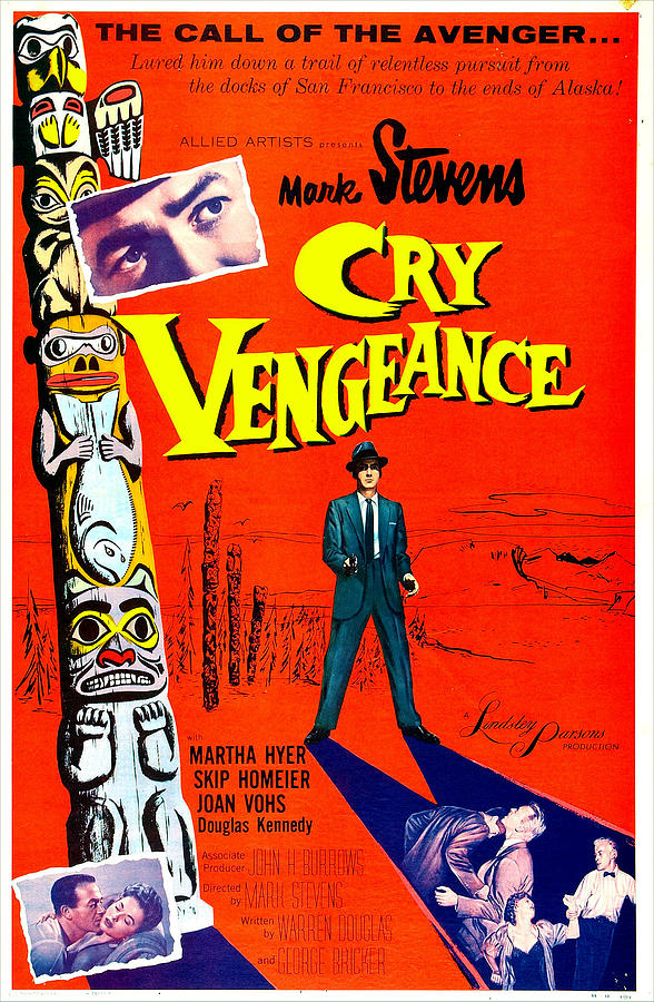 Movie Photograph - Cry Vengeance, Us Poster,  Mark Stevens by Everett