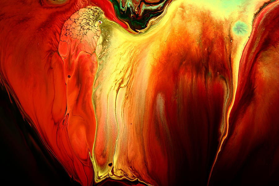 Abstract Painting - Crying for Love Modern Abstract Art by kredart by Serg Wiaderny