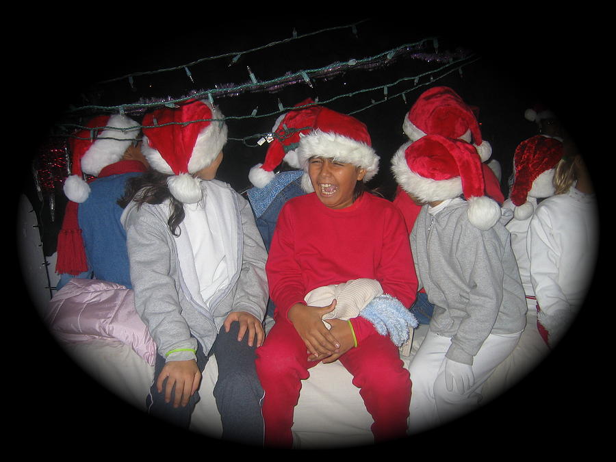 Crying Junior Santa Christmas parade Eloy Arizona 2005-2013 Photograph by David Lee Guss